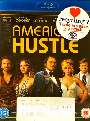 American Hustle Blu-Ray μεταχειρισμένο, κωμωδία περιπέτεια με αγγλικούς υπότιτλους