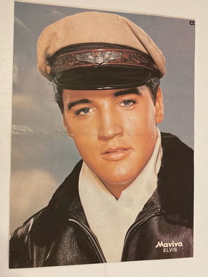 Elvis Presley - Stamatios Gardelis Poster from Manina magazine In good condition Price 4 Euros
