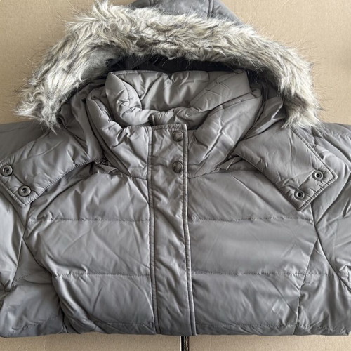 Michael Kors down jacket women's used, gray, size M