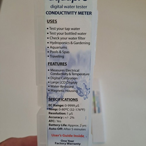 HM Digital AP-2 Portable Water Conductivity Meter like new