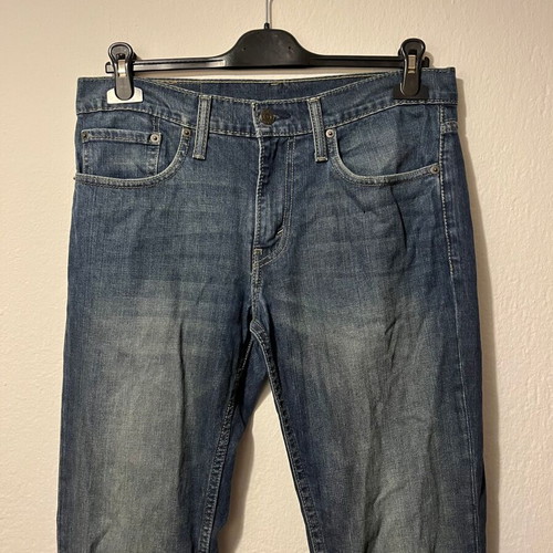 Levi's 511 men blue jeans pants used, size W32 L32, blue