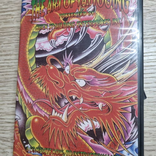 The Art of Tattooing DVD like new, educational video in English