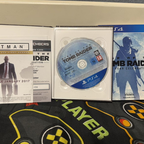 Rise of the Tomb Raider 20 Year Celebration PS4 game like new