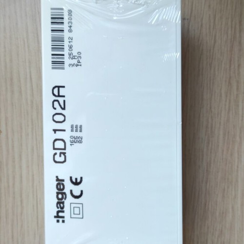 Hager GD102A wall-mounted panel 2 positions new