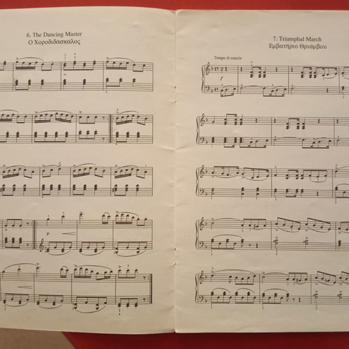 Piano Introductory Sheet Music Collection by F. Nakas used, 5 books