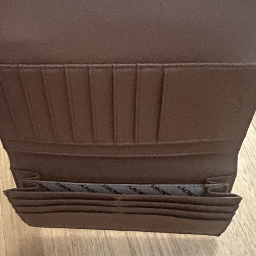 DKNY beige wallet used