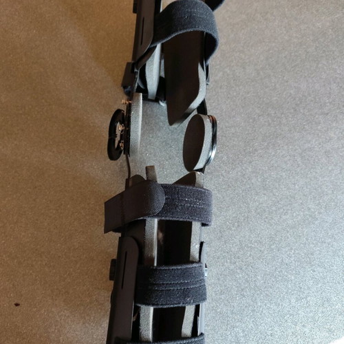 Thigh-calf brace with functional goniometer new