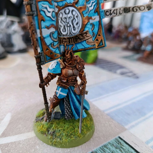Stormcast Eternals Warhammer Age of Sigmar miniatures partially painted, used