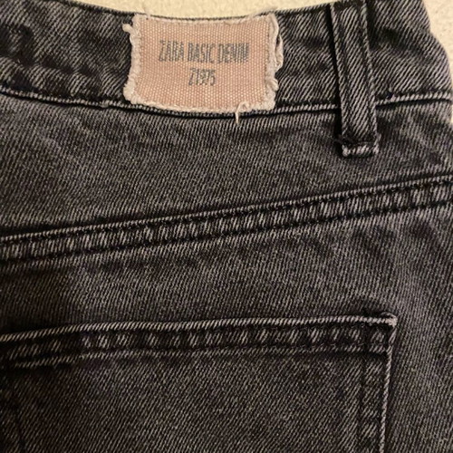 Zara jeans used, black, size S