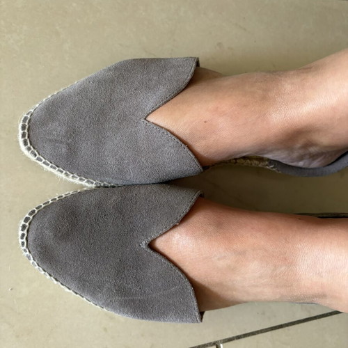 Manebi Hamptons espadrilles size 39 used, gray color