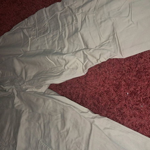 Cargo beige pants like new, size L