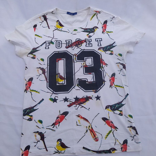 Men's shirt used, size XL, white