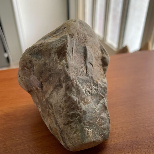 Multicolored quartz new with iron patterns