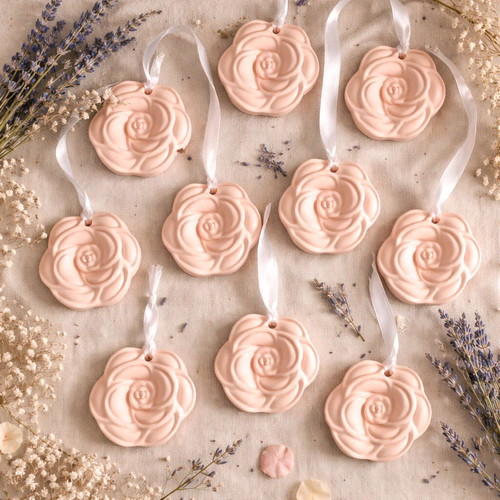 Porcelain scented hanging flowers new for closet or drawers