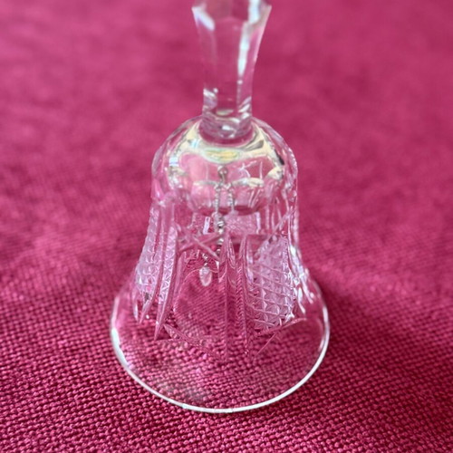 Crystal vintage bell like new, height 13cm