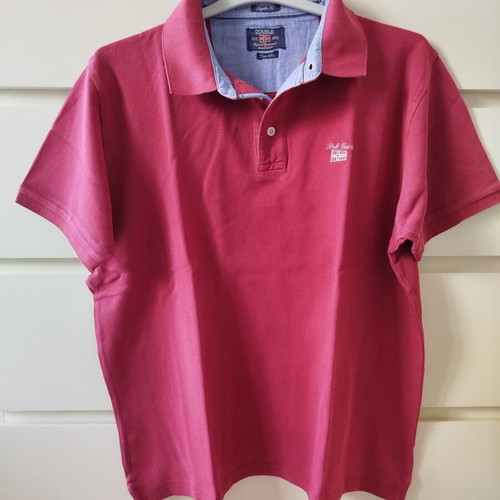 Double Outfitters men's polo shirt Regular Fit XXL, red/fuchsia