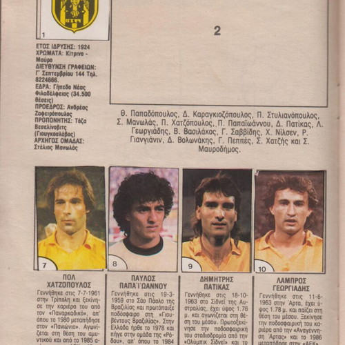 Blek football album 87-88 used with 145 stickers