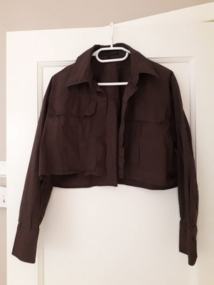 Zara women's shirt brown, like new, size M