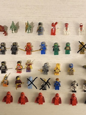 Lego Chima and Ninjako figures like new