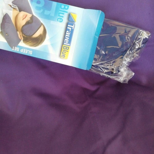 Travel kit sleep mask and neck support pillow new