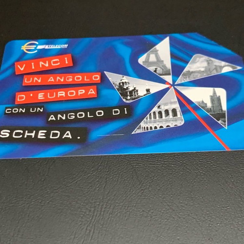 Telecom Italia phone cards 2001 used, 10,000 lire (2)