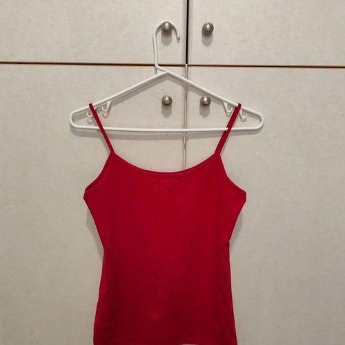 Zara red top used, size M