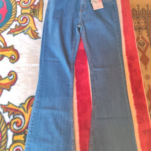 Pop-air blue flared jeans XL new