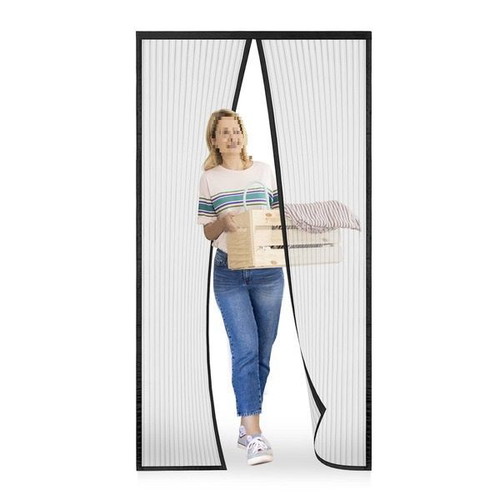 Meet Beauty magnetic door screen 130 x 210 cm, black