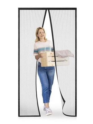 Meet Beauty magnetic door screen 130 x 210 cm, black