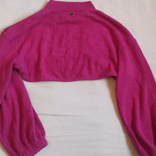 Fuchsia two-piece blouse ALE like new, size Small