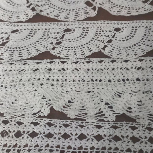 Lace for pillowcases new, set of 4 pairs