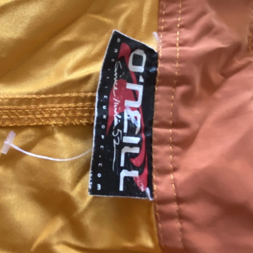 O’Neill men's swim shorts used, size M, orange