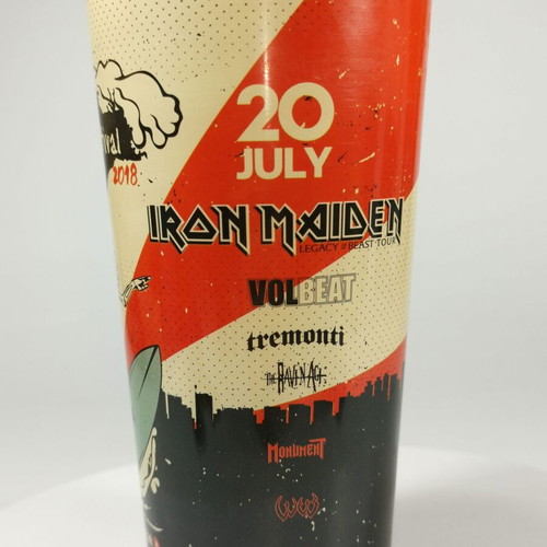Collectible Rockwave Festival 2018 cup used with Iron Maiden & Judas Priest