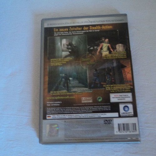 Splinter Cell Pandora Tomorrow PS2 game used, no manual