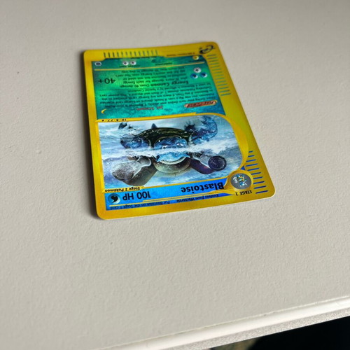 Blastoise 37/165 EX Reverse Holo card used in excellent condition