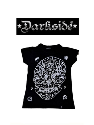 Darkside women's T-shirt S like new, black and white