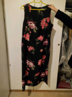 Women's floral vintage dress new, size large