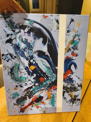 Original abstract painting 40x50 on canvas new
