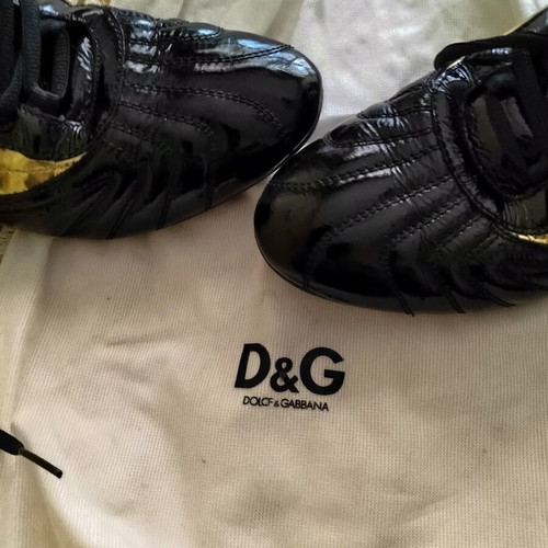 Dolce & Gabbana Sneakers used, size 41, black and gold