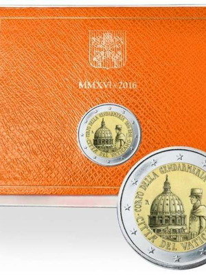 SAC Βατικανό 2 Ευρώ 2016 UNC αναμνηστικό Χωροφυλακή