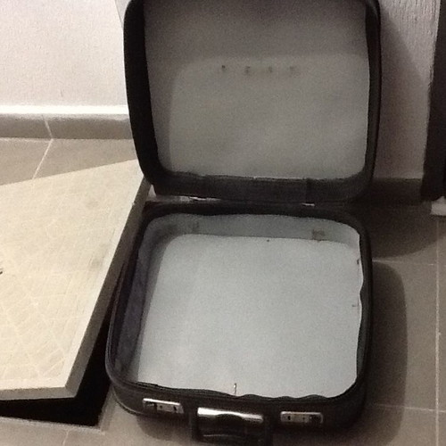 SUITCASE, VINTAGE, ERA 1950