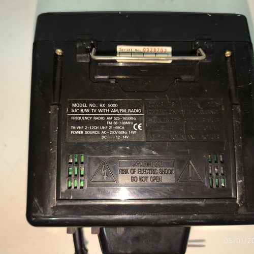 Vintage Seiko television radio used, functional