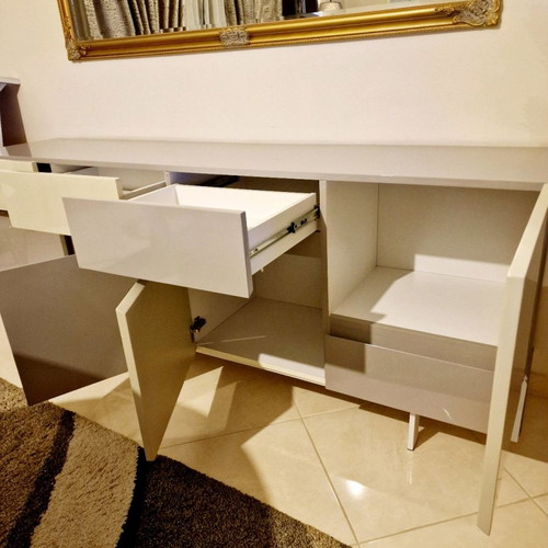 Milanode Italian buffet new, solid lacquered wood 2m × 45cm