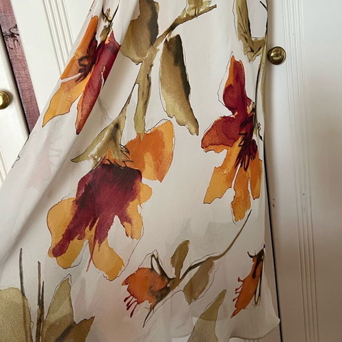 Passager dress new, multicolor with neck tie, size S