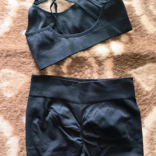 Biker set for gym like new, Shein, black, size M