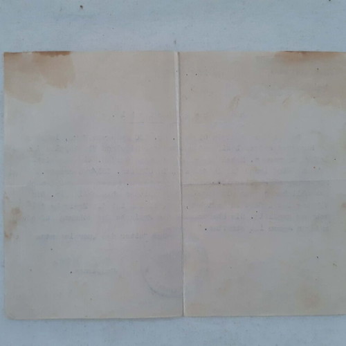 German Occupation House Requisition Document Greece 1943 used