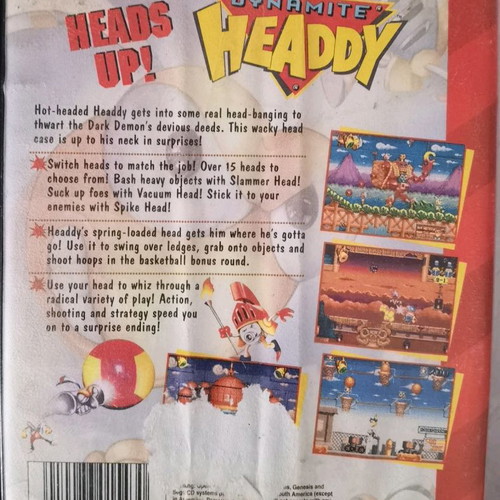 Sega Genesis Dynamite Headdy used