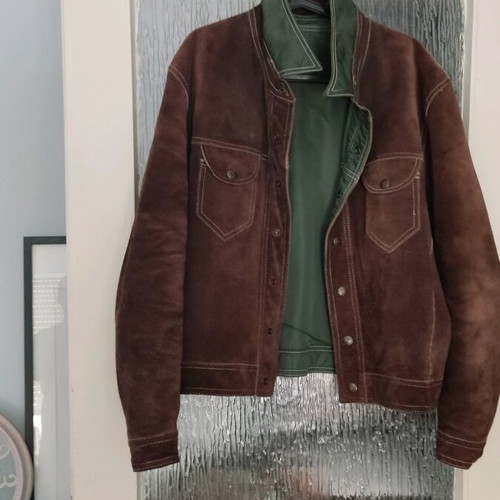 Diesel leather jacket like new, multicolor, size XL