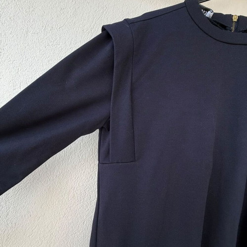 Billy Sabbado dress navy blue with gold details like new, autumn-winter