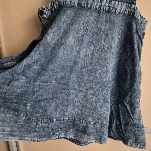 Forever 21 denim dress used, size M, blue washed